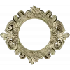 Baroque Floral Round Frame - STL 3D Model for CNC Routers