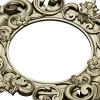 Baroque Floral Round Frame - STL 3D Model for CNC Routers