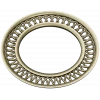 Intricate Interlaced Round Frame STL for CNC
