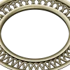 Intricate Interlaced Round Frame STL for CNC