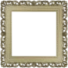 Baroque Square Frame STL - ornate 3D model for CNC carving