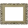 Baroque Square Frame STL - ornate 3D model for CNC carving
