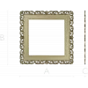 Baroque Square Frame STL - ornate 3D model for CNC carving