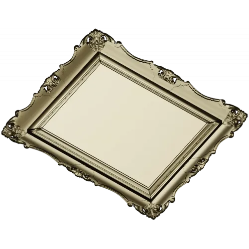 Aurelia Baroque Frame - STL 3D model for CNC milling