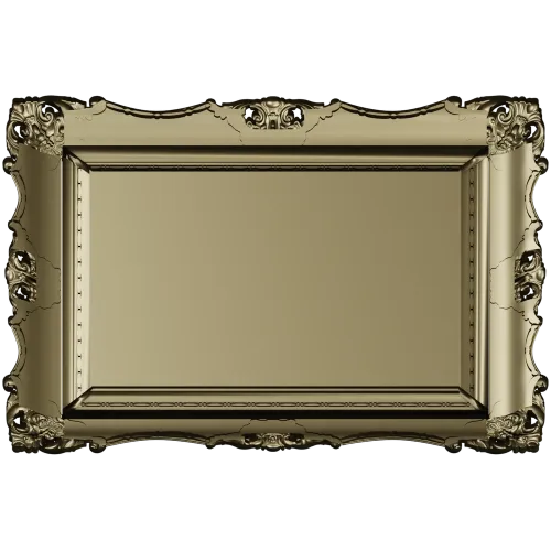 Aurelia Baroque Frame - STL 3D model for CNC milling