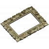 Florentine Rose Decorative Frame STL for CNC