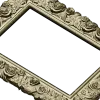 Florentine Rose Decorative Frame STL for CNC