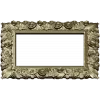Florentine Rose Decorative Frame STL for CNC
