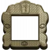 Orthodox Scalloped Frame - STL 3D Model for CNC Carving