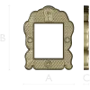 Orthodox Scalloped Frame - STL 3D Model for CNC Carving