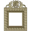 Shell Crest Acanthus Frame - STL 3D Model for CNC