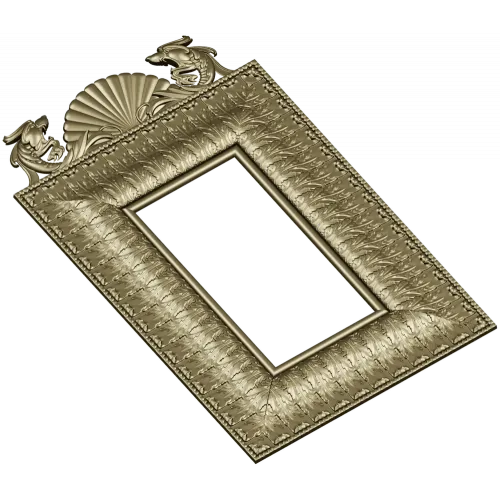 Рамка Морской картуш - 3D модель STL для ЧПУ