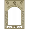 Vinecrest Arched Decorative Frame - STL 3D model for CNC milling