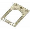 Vinecrest Arched Decorative Frame - STL 3D model for CNC milling