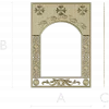 Vinecrest Arched Decorative Frame - STL 3D model for CNC milling