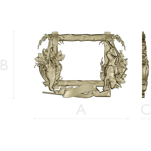 Охотничья рамка - 3D модель STL для ЧПУ