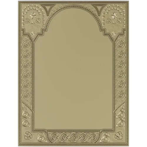 Ornate Arched Frame STL for CNC
