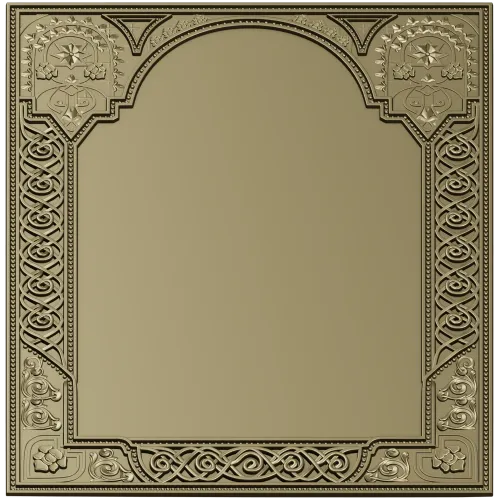 Ornate Arched Frame STL for CNC