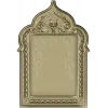 Ornate Trefoil Icon Frame STL for CNC