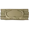 Antler Oval Plaque - high-relief STL model for CNC