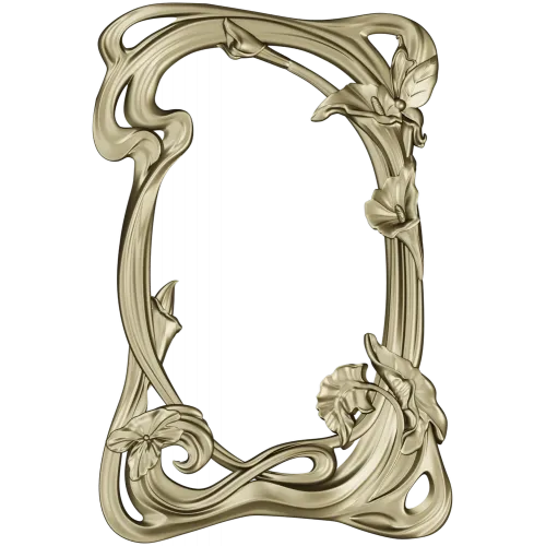 Aurelia Lily Frame - STL 3D model for CNC routing