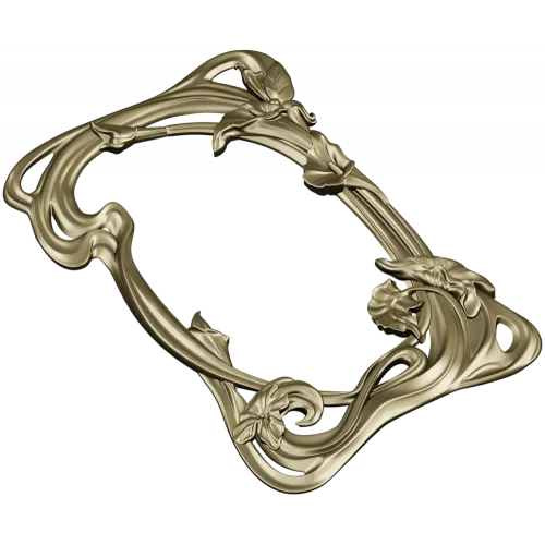 Aurelia Lily Frame - STL 3D model for CNC routing