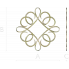 Decorative Ribbon Loop Frame STL for CNC