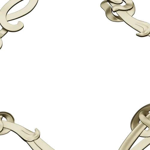 Floral Ribbon Square Frame - STL 3D Model for CNC Milling