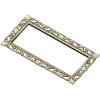 Rectangular Filigree Frame STL for CNC