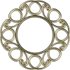 Sunlit Loop Frame - ornate round frame 3D model (STL for CNC)
