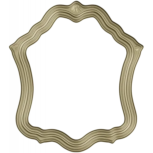 Wavy Baroque Frame STL for CNC