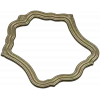 Wavy Baroque Frame STL for CNC