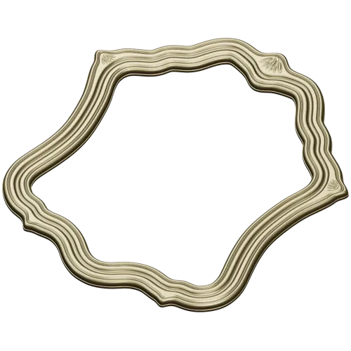 Wavy Baroque Frame STL for CNC