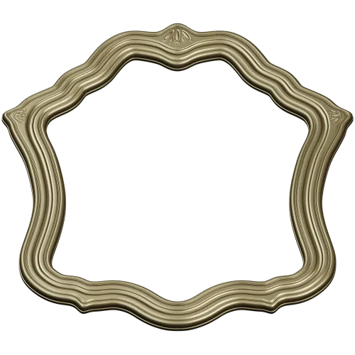 Wavy Baroque Frame STL for CNC