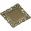 Baroque Square Frame STL - ornate CNC-ready 3D model