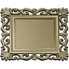 Baroque Square Frame STL - ornate CNC-ready 3D model