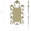 Rococo Rectangular Carved Frame STL