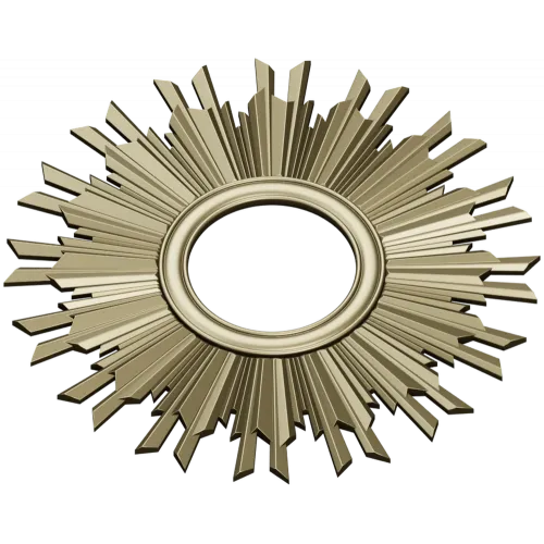 Sunburst Ornamental Frame STL for CNC