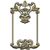 Ornate Rococo Frame STL for CNC Milling