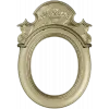 Aurelia Oval Cartouche - 3D STL Frame for CNC