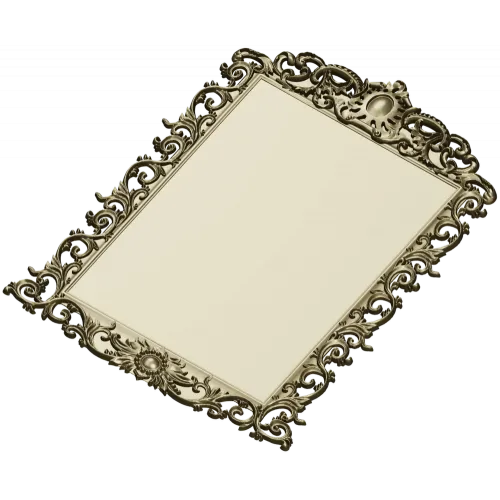 Rococo Ornamental Frame STL for CNC Milling