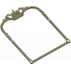 Ornate Crown Mirror Frame - STL 3D model for CNC milling