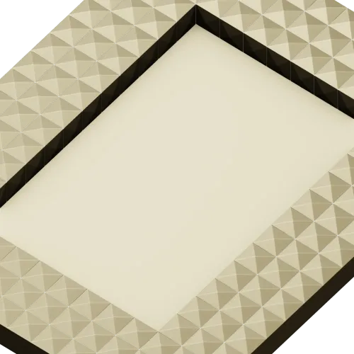 Pyramid Stud Frame STL - 3D model for CNC milling