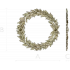 Laurel Wreath Relief - detailed 3D STL model for CNC
