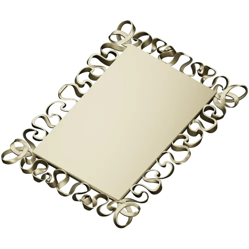 Ribbon Lace Frame - STL 3D model for CNC milling