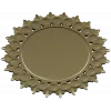 Sunburst Round Frame STL for CNC