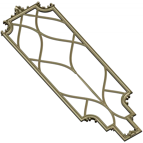 Elysian Lattice Vertical Panel - STL 3D model for CNC