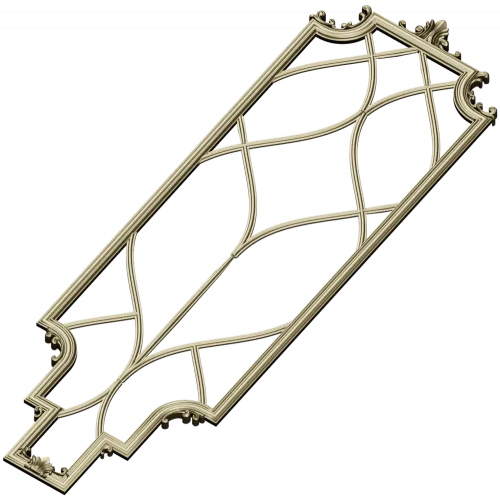 Elysian Lattice Vertical Panel - STL 3D model for CNC