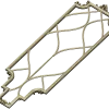 Elysian Lattice Vertical Panel - STL 3D model for CNC