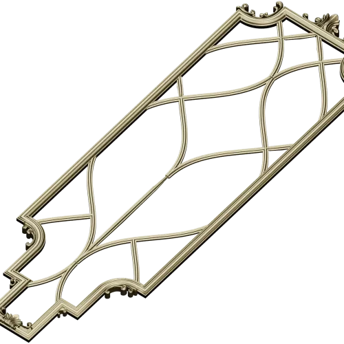 Elysian Lattice Vertical Panel - STL 3D model for CNC